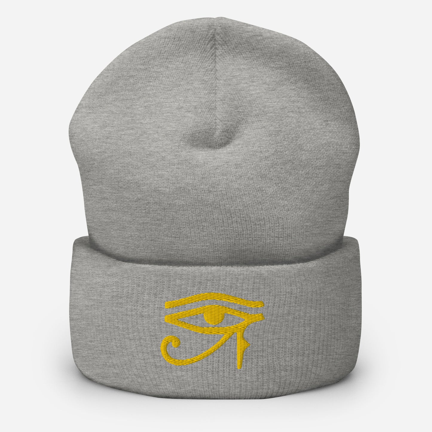 Eye of Horus Cuffed Beanie Hat