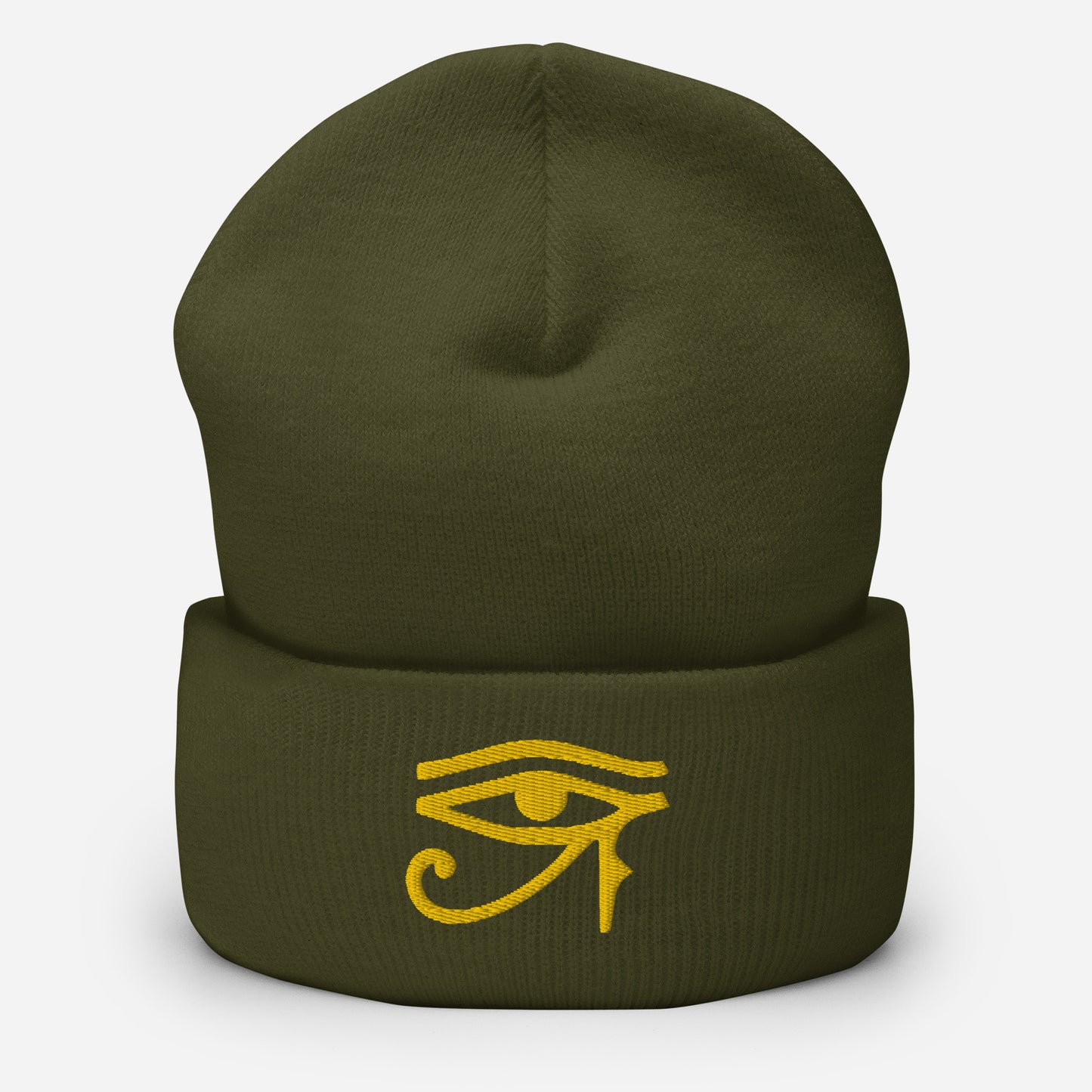 Eye of Horus Cuffed Beanie Hat