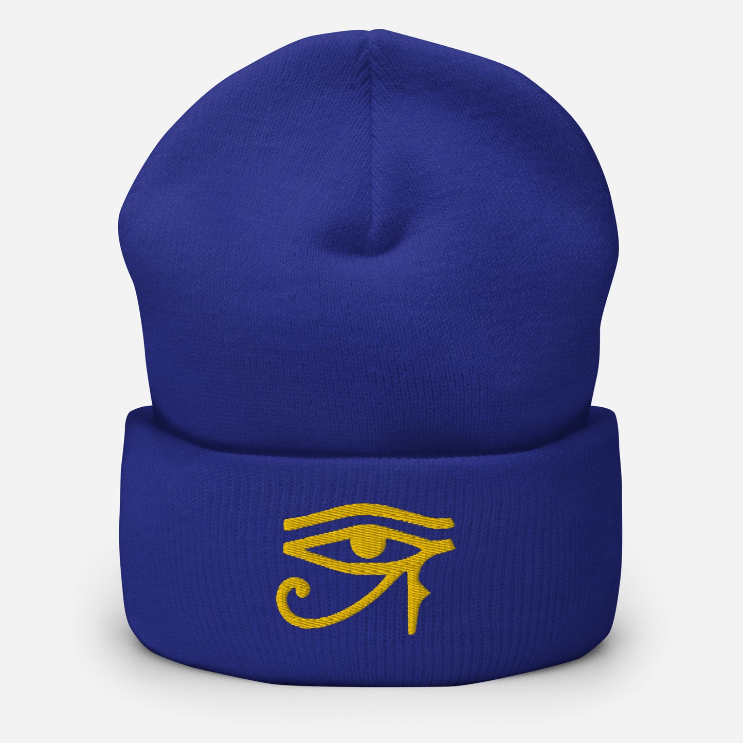 Eye of Horus Cuffed Beanie Hat