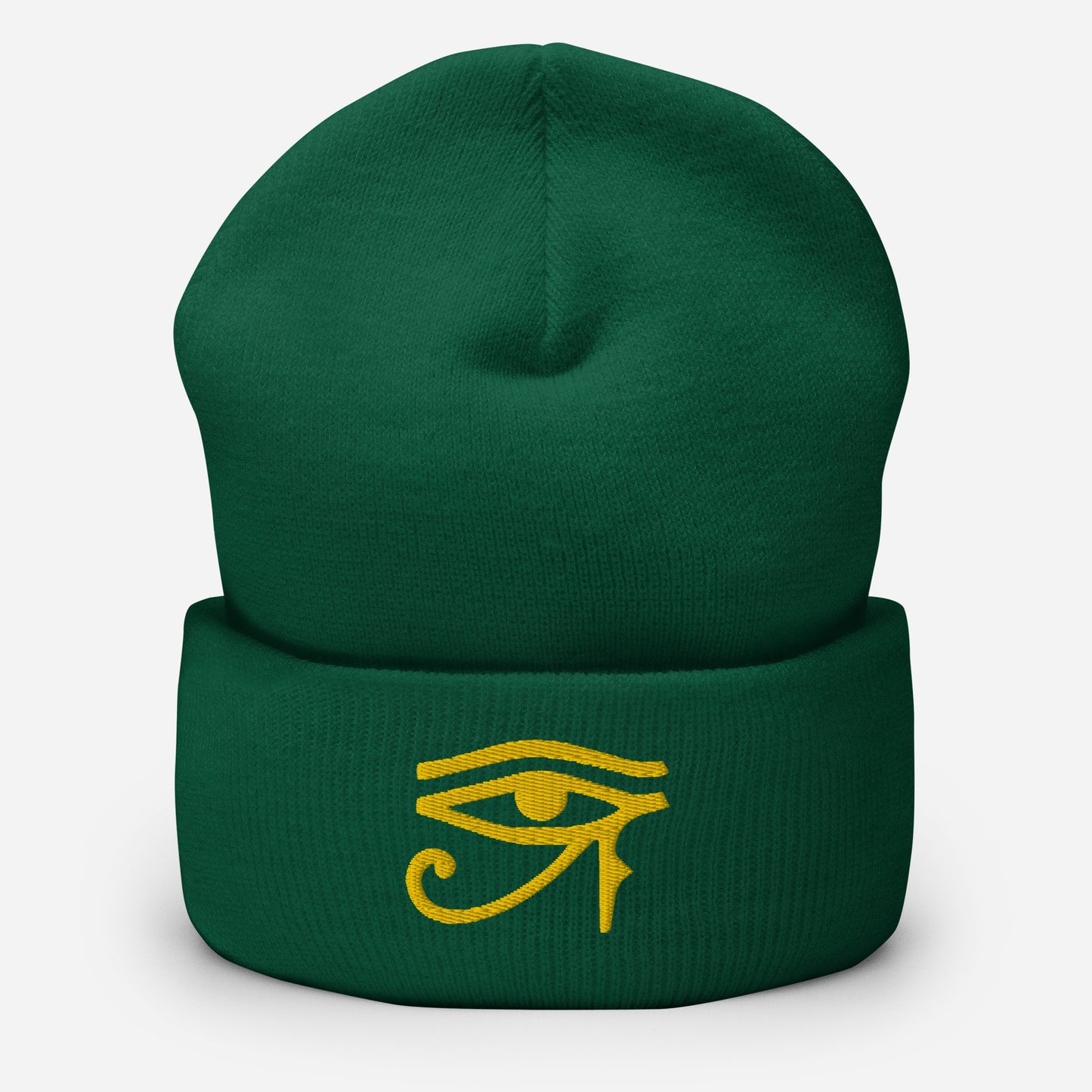 Eye of Horus Cuffed Beanie Hat