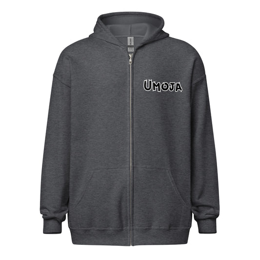 Umoja Unisex heavy blend zip hoodie