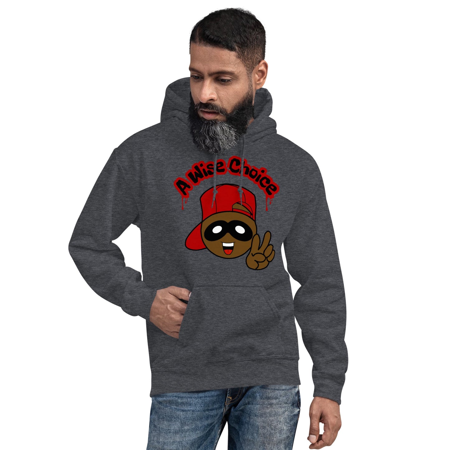 A WiseChoice Unisex Hoodie A Wise Choice graphic designs 