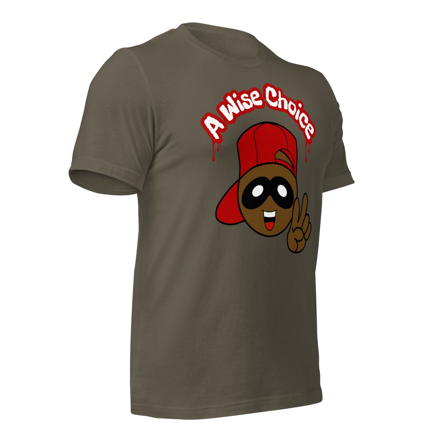 A WiseChoice Unisex t-shirt A Wise Choice graphic designs 