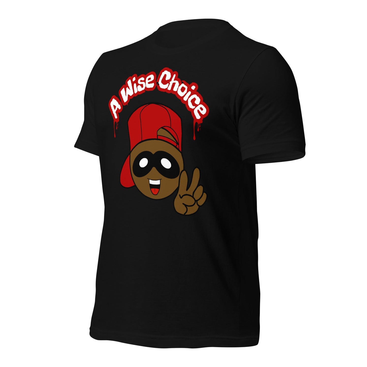 A WiseChoice Unisex t-shirt A Wise Choice graphic designs 