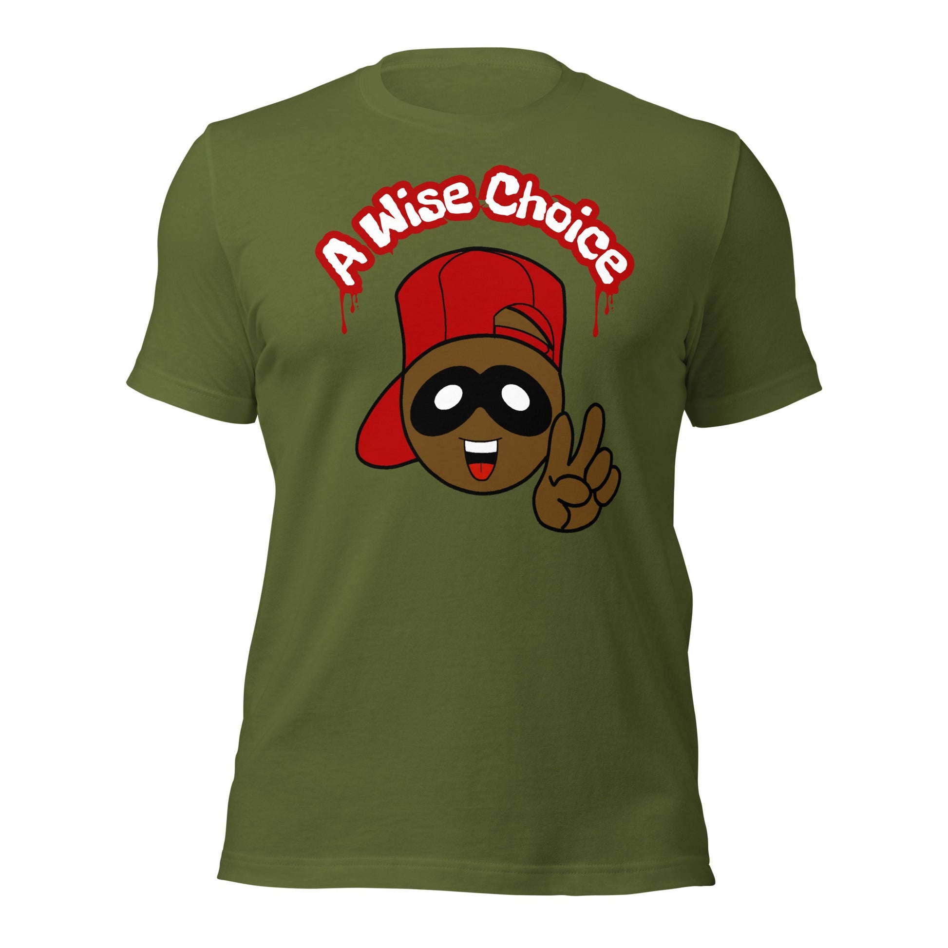 A WiseChoice Unisex t-shirt A Wise Choice graphic designs 