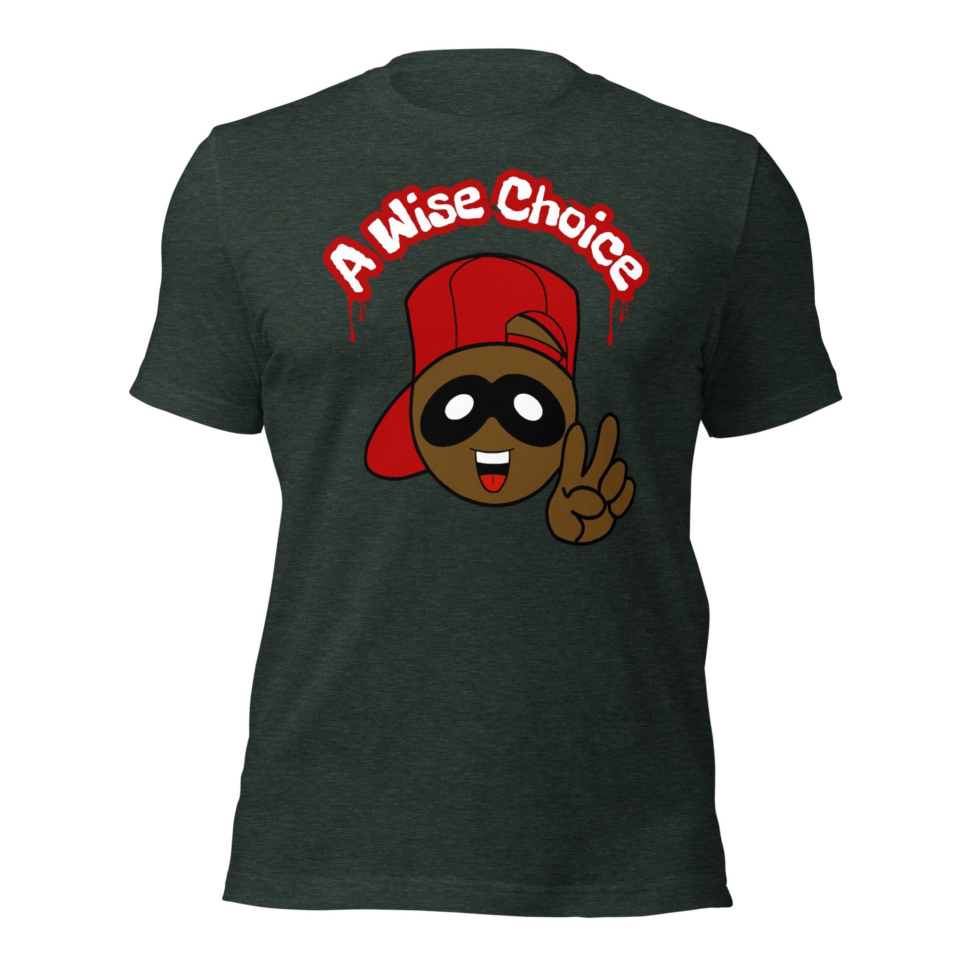 A WiseChoice Unisex t-shirt A Wise Choice graphic designs 